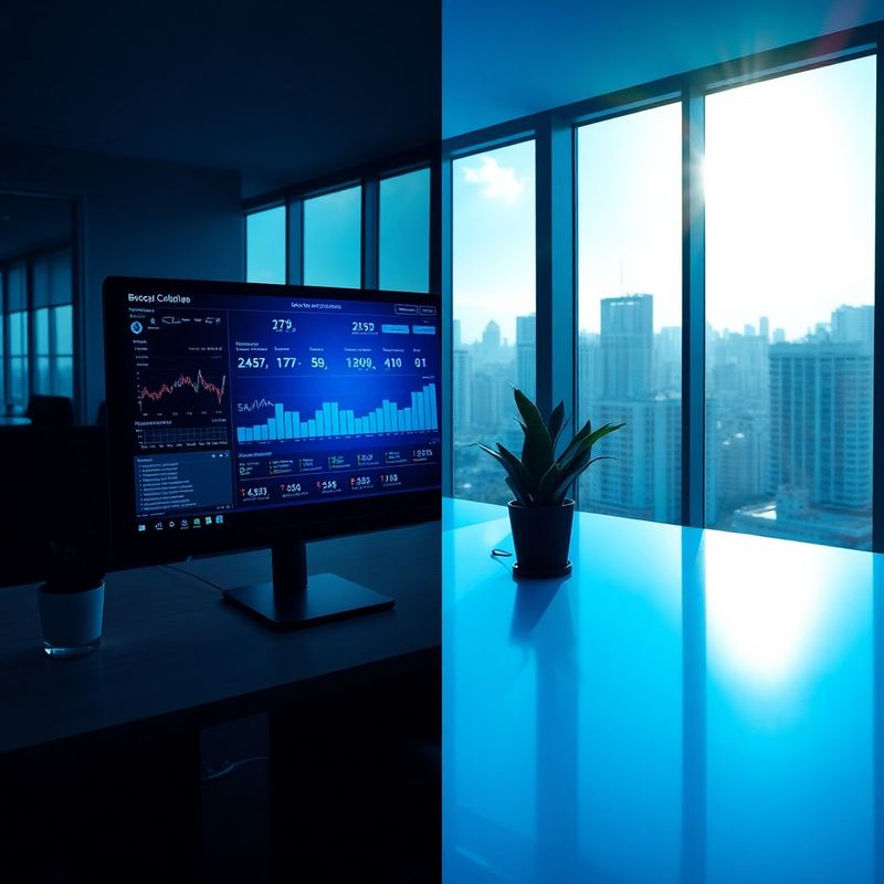 Escritório de consultoria em São Paulo com dashboards de SEO