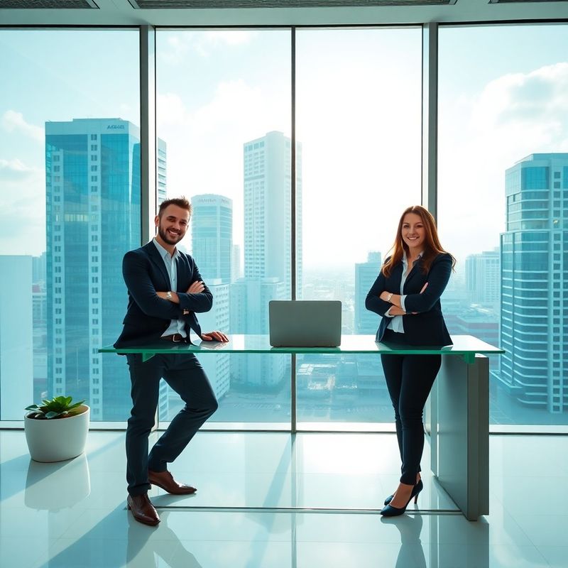 Equipe da Oficina de Porto em escritório em São Paulo